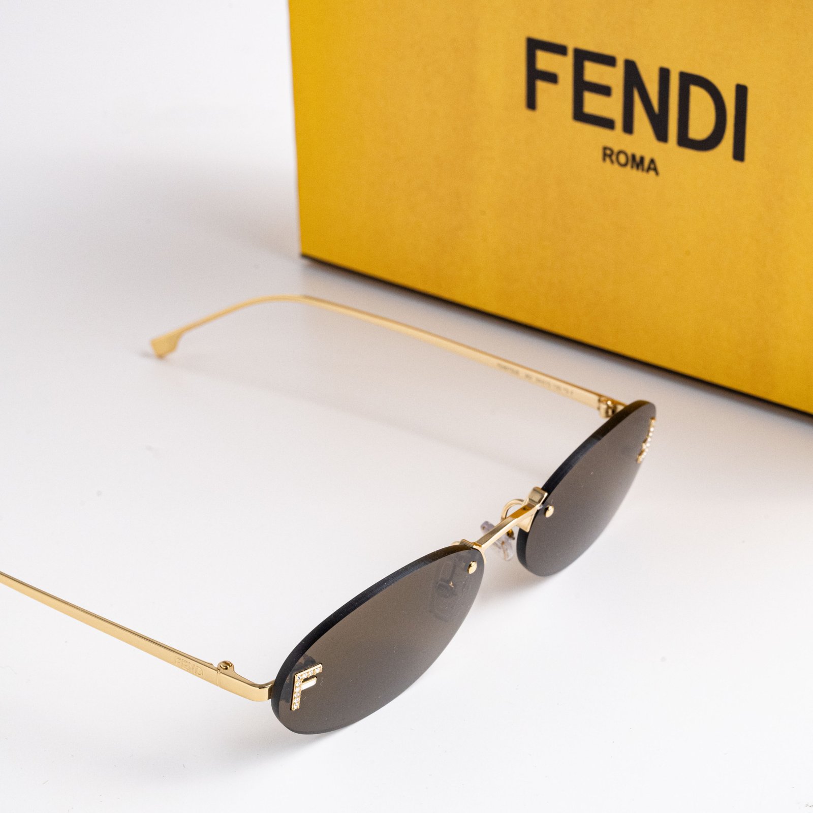 FENDI FE4075US 30J YELLOW GREEN – 54-15-135 (4)