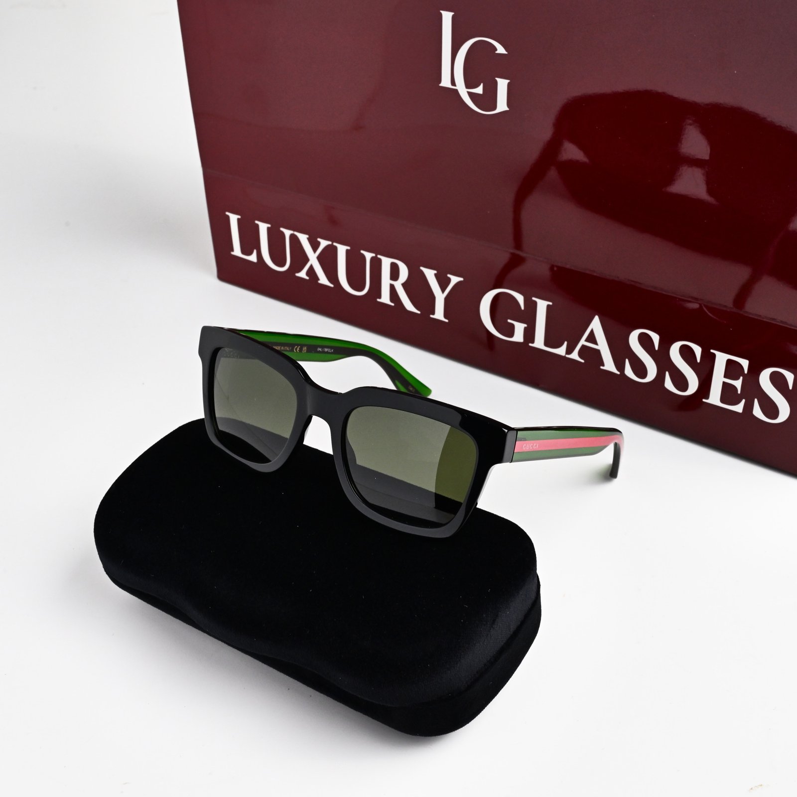 GUCCI GG0001SN 002 BLACK GREEN