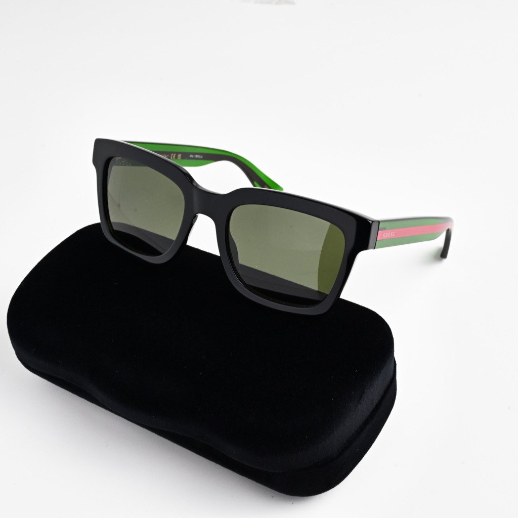 GUCCI GG0001SN 002 BLACK GREEN – 52-21-145 (2)