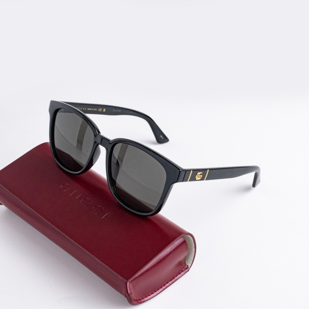 GUCCI GG0637SK 001 BLACK GREY – 56-18-150 (1)