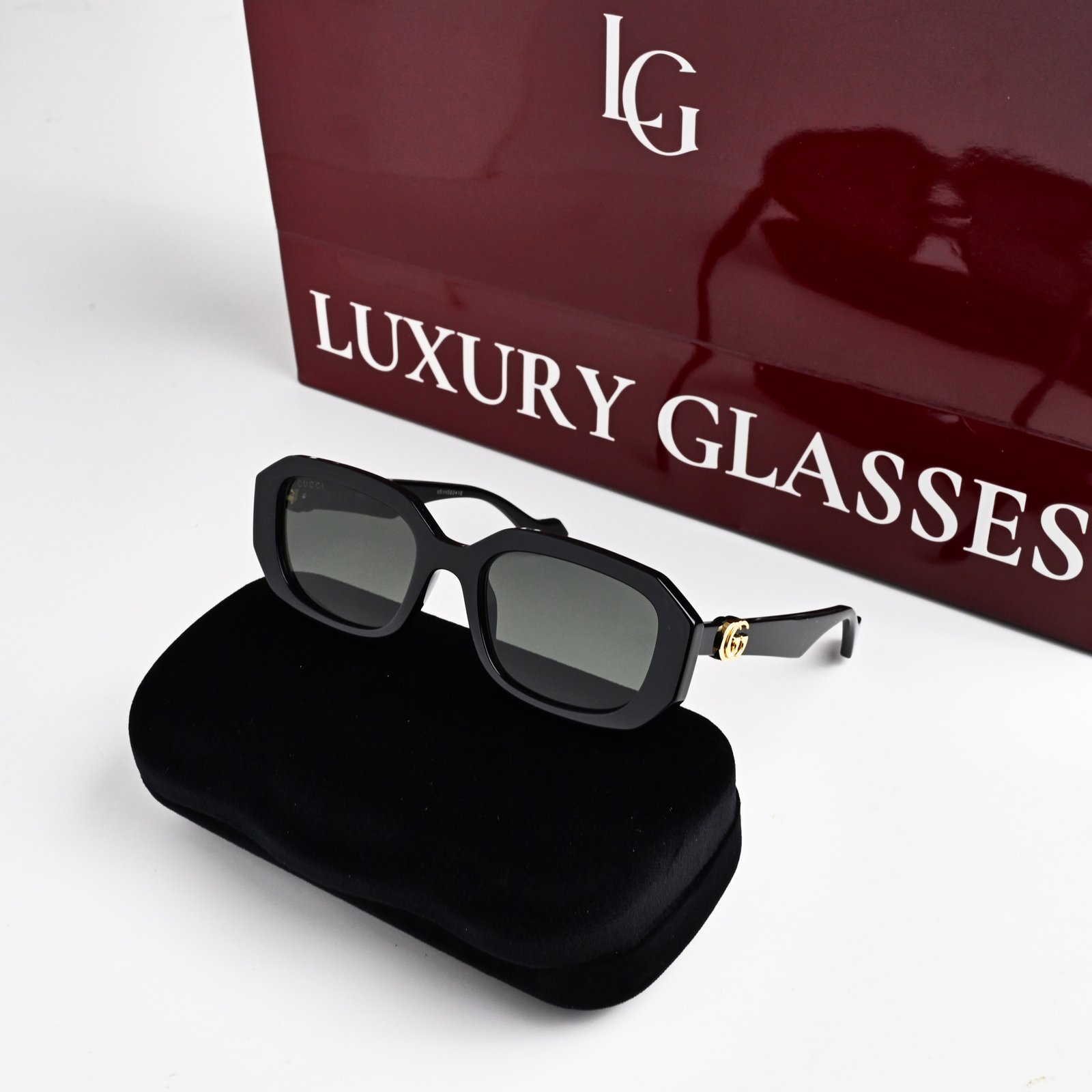 GUCCI GG1535S 001 BLACK DARK GREY