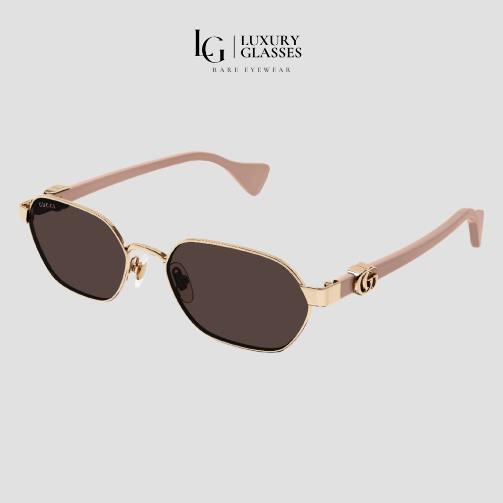 GUCCI GG1593S 003 SHINY ROSE GOLD PANTHOS – 56-18-140 (1)