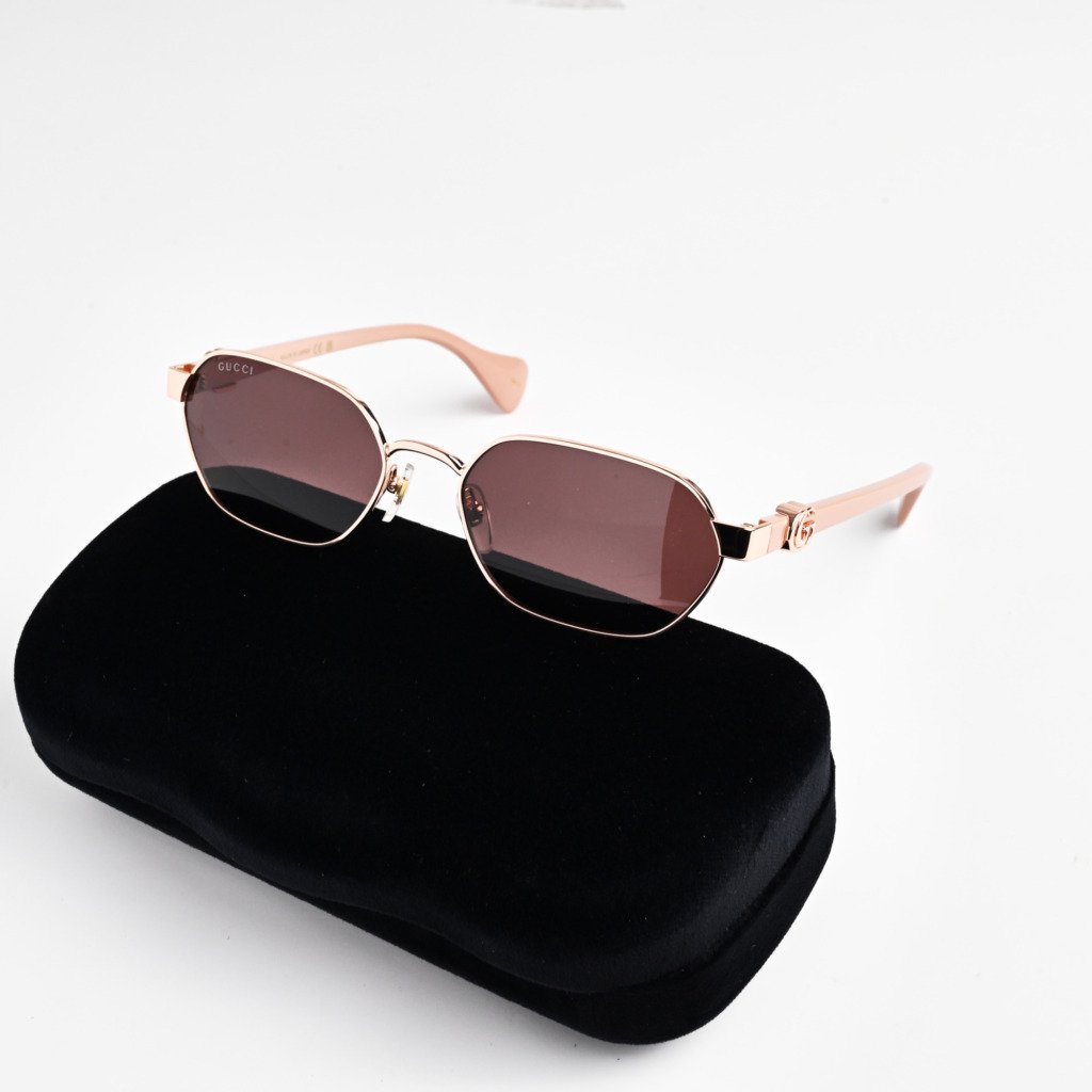 GUCCI GG1593S 003 SHINY ROSE GOLD PANTHOS – 56-18-140 (2)