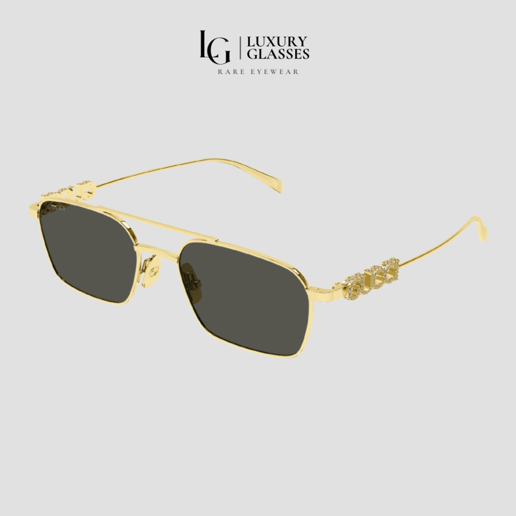 GUCCI GG1804S 001 GOLD GREY – 54-19-145 (1)