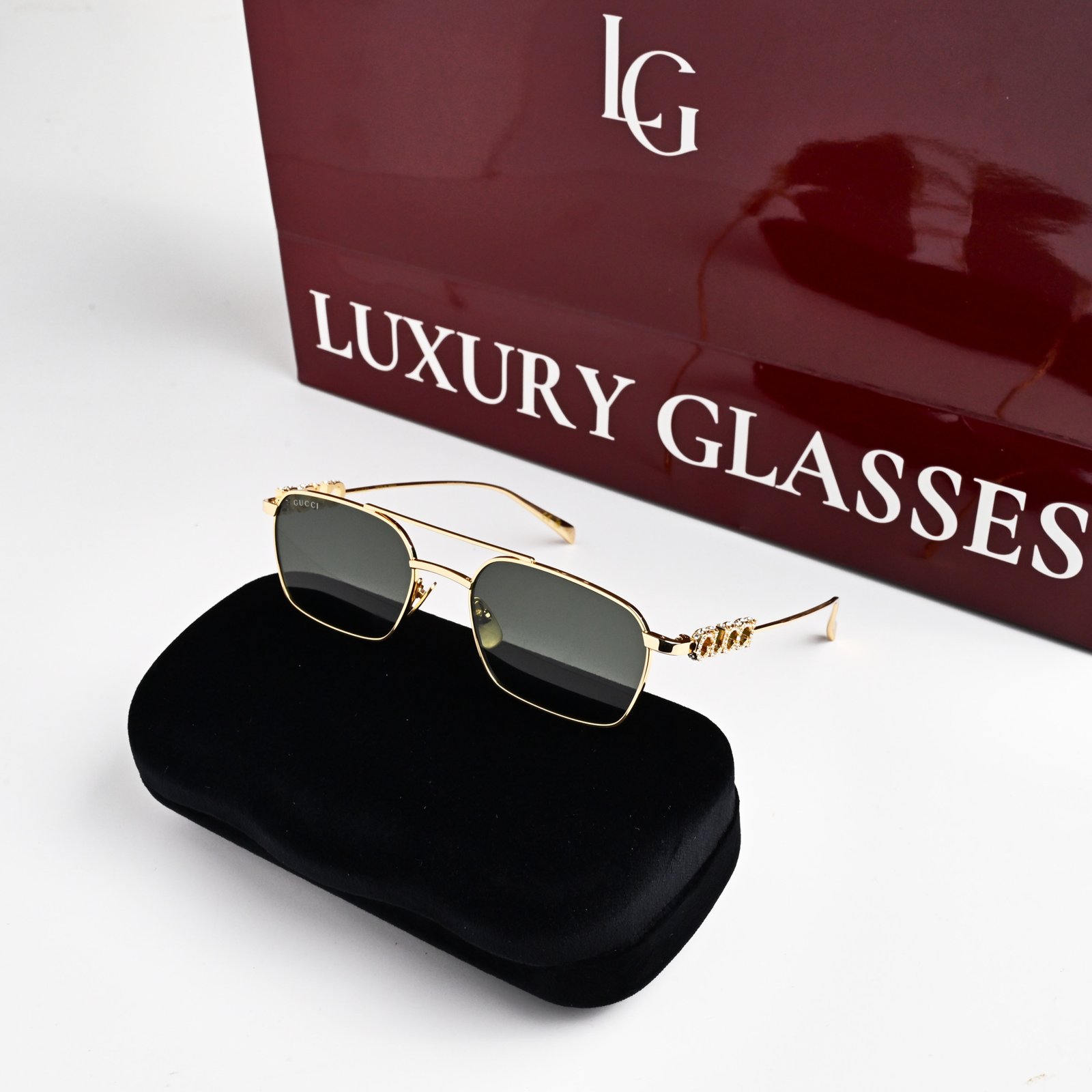 GUCCI GG1804S 001 GOLD GREY