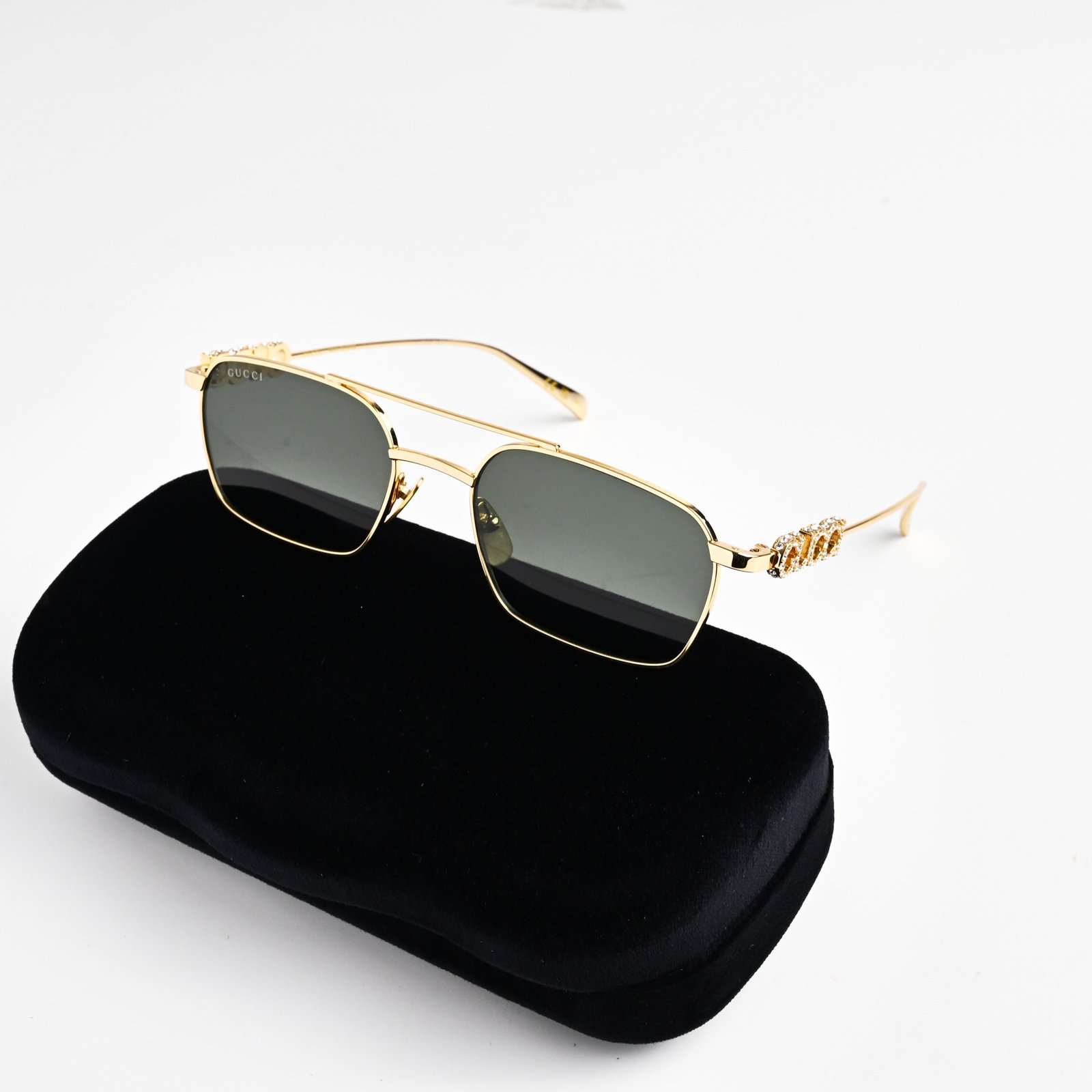 GUCCI GG1804S 001 GOLD GREY – 54-19-145 (2)