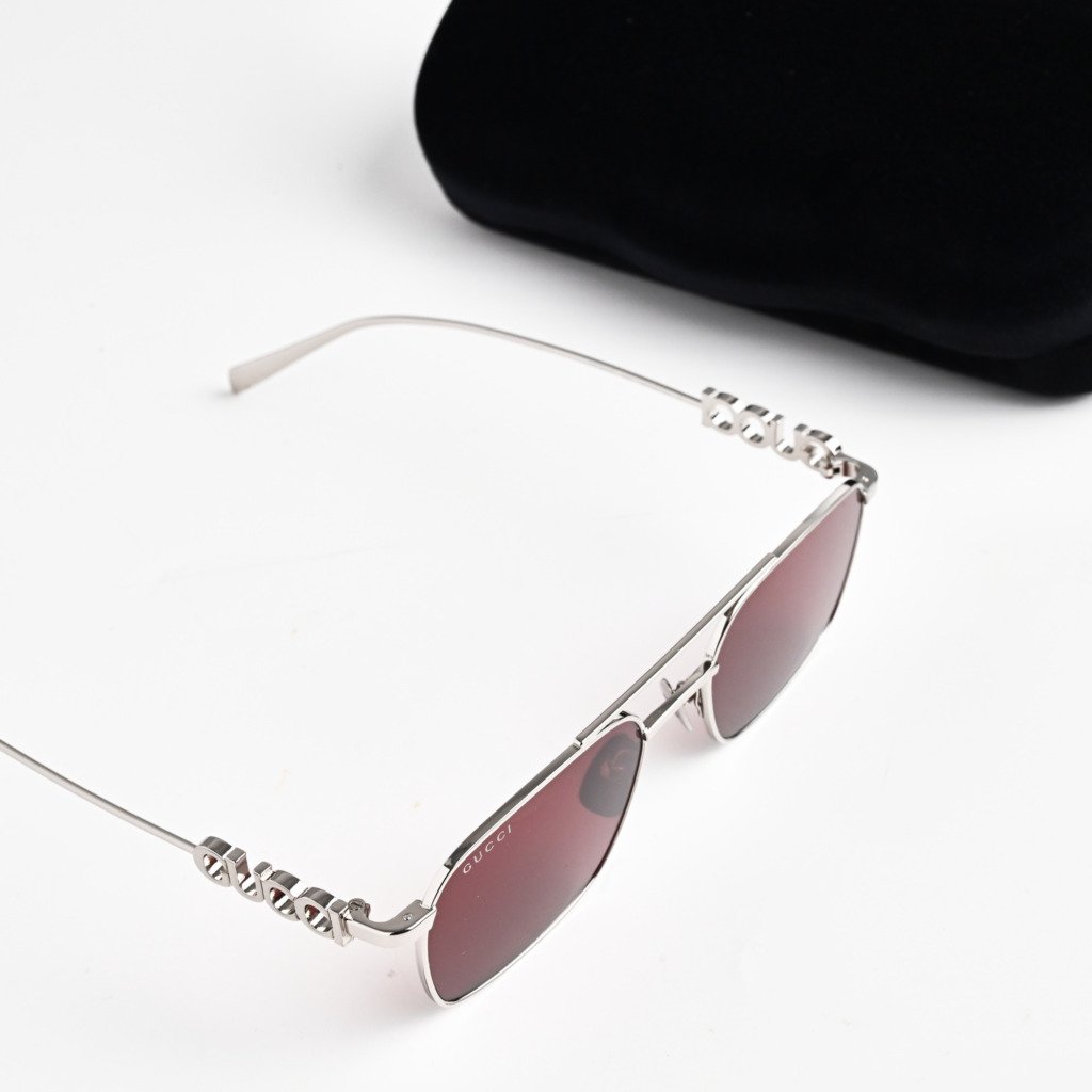 GUCCI GG1804S 004 SILVER RED – 54-19-145 (5)