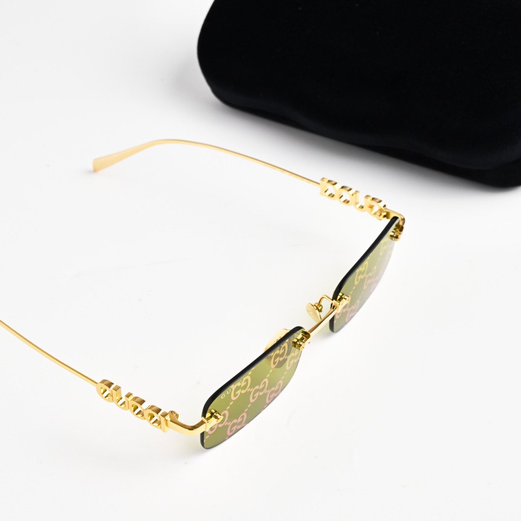 GUCCI GG1808S 002 GOLD GREEN – 52-20-145 (5)