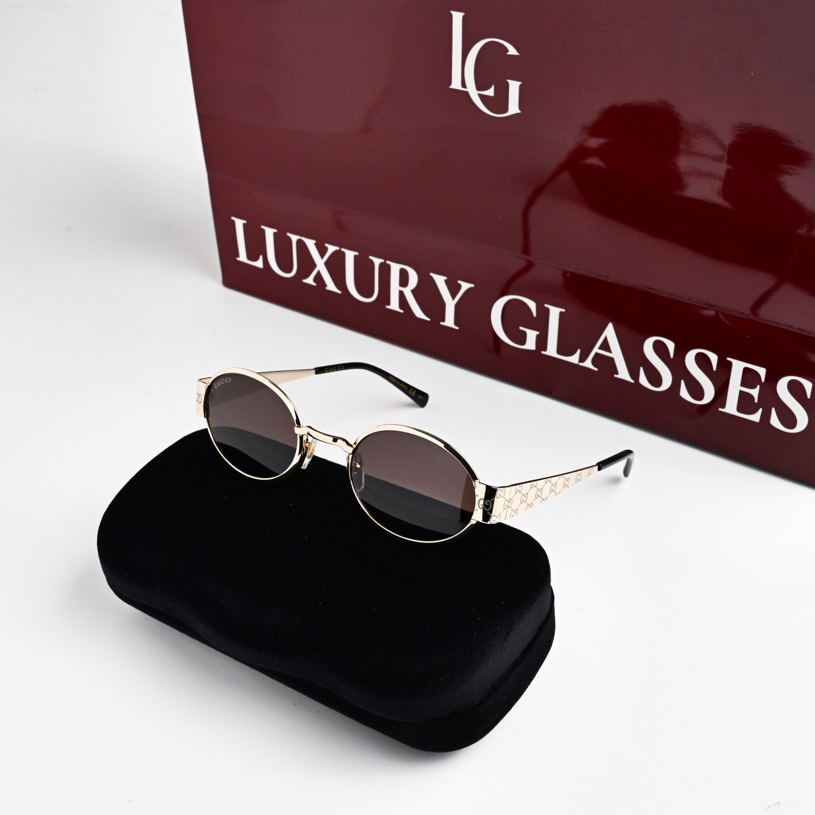GUCCI GG1854S 005 GOLD BROWN