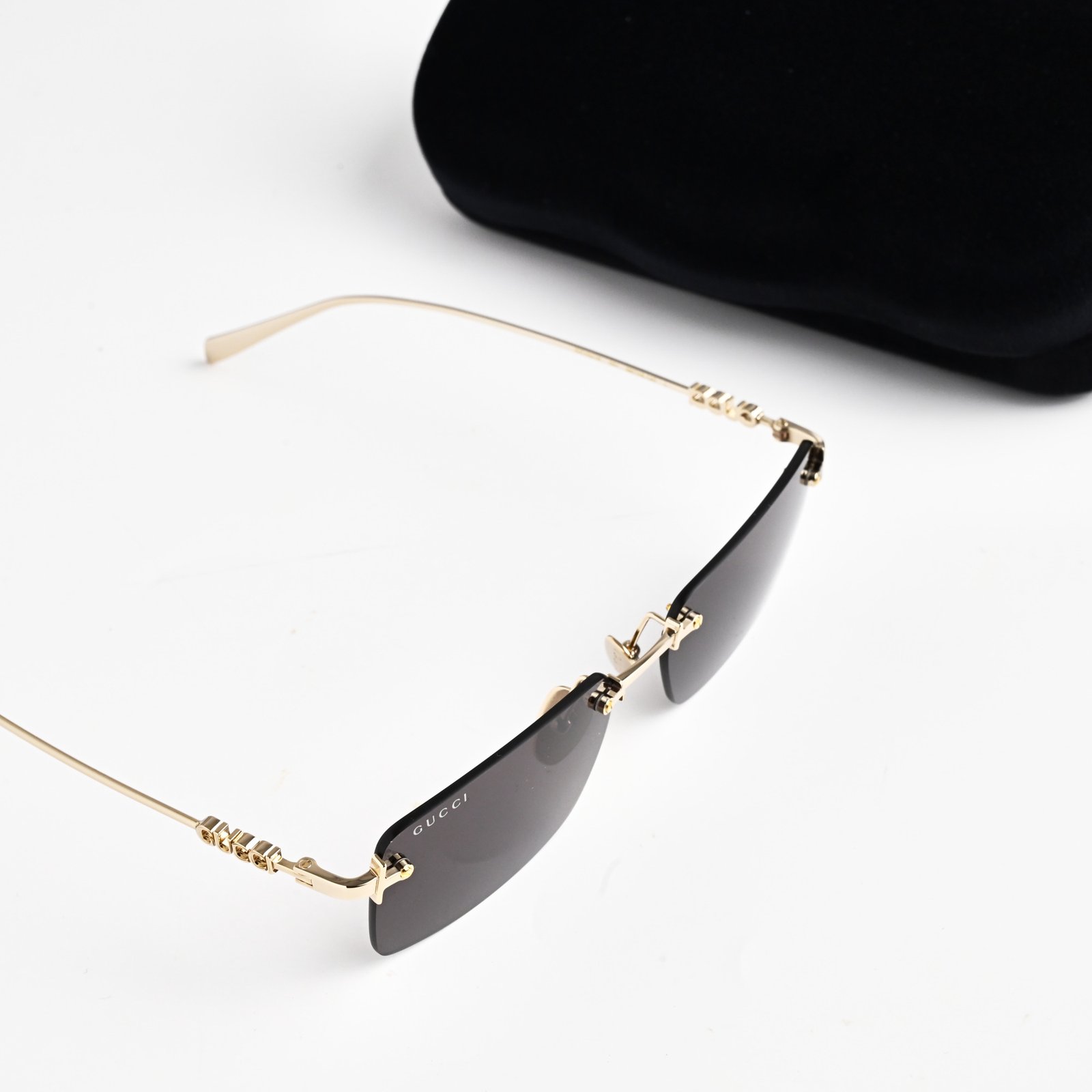 GUCCI GG1941S 001 GOLD BLACK DARK – 56-16-140 (5)