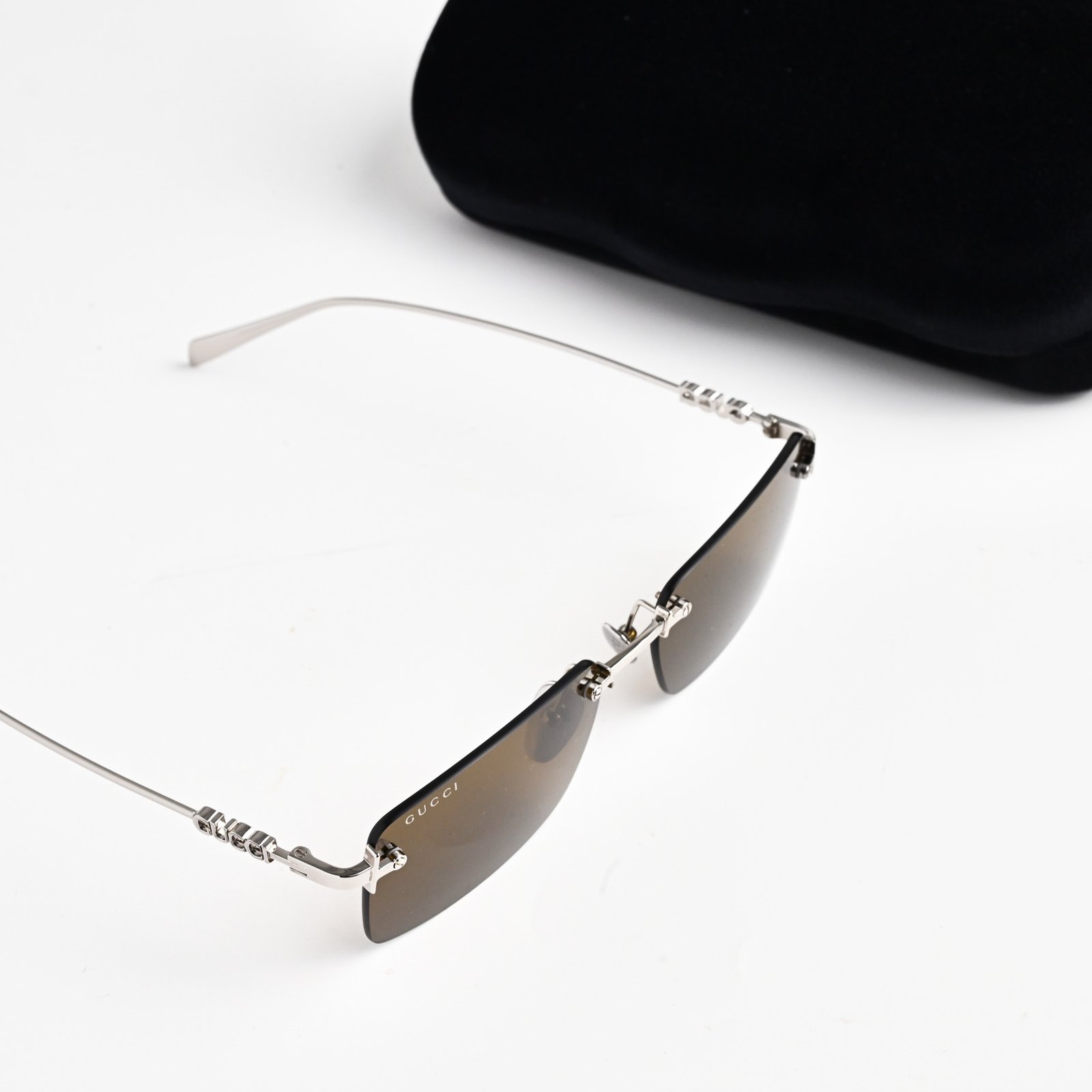 GUCCI GG1941S 002 SILVER BROWN- 56-16-140 (5)