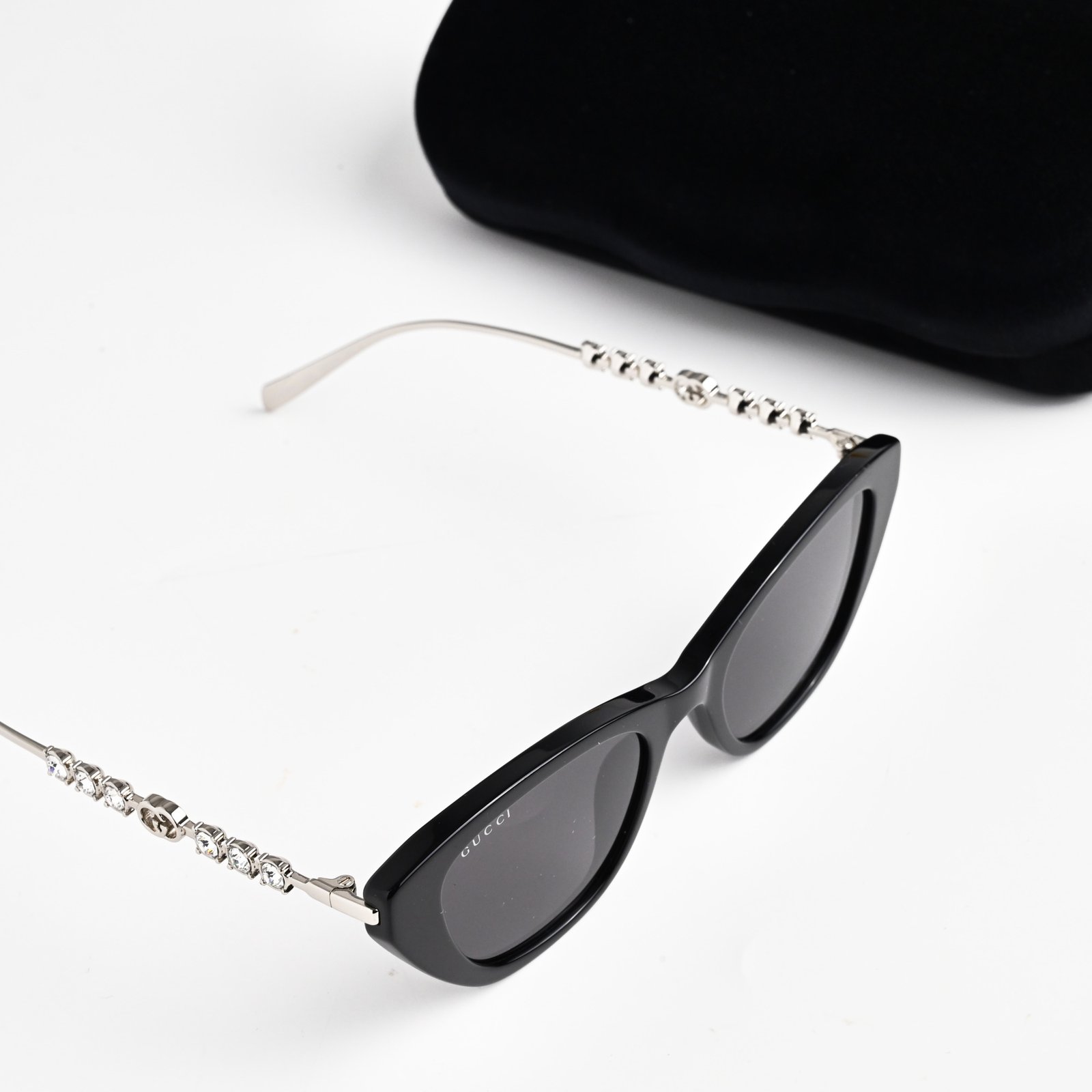 GUCCI GG1968S 002 BLACK SILVER DARK – 50-19-140 (5)