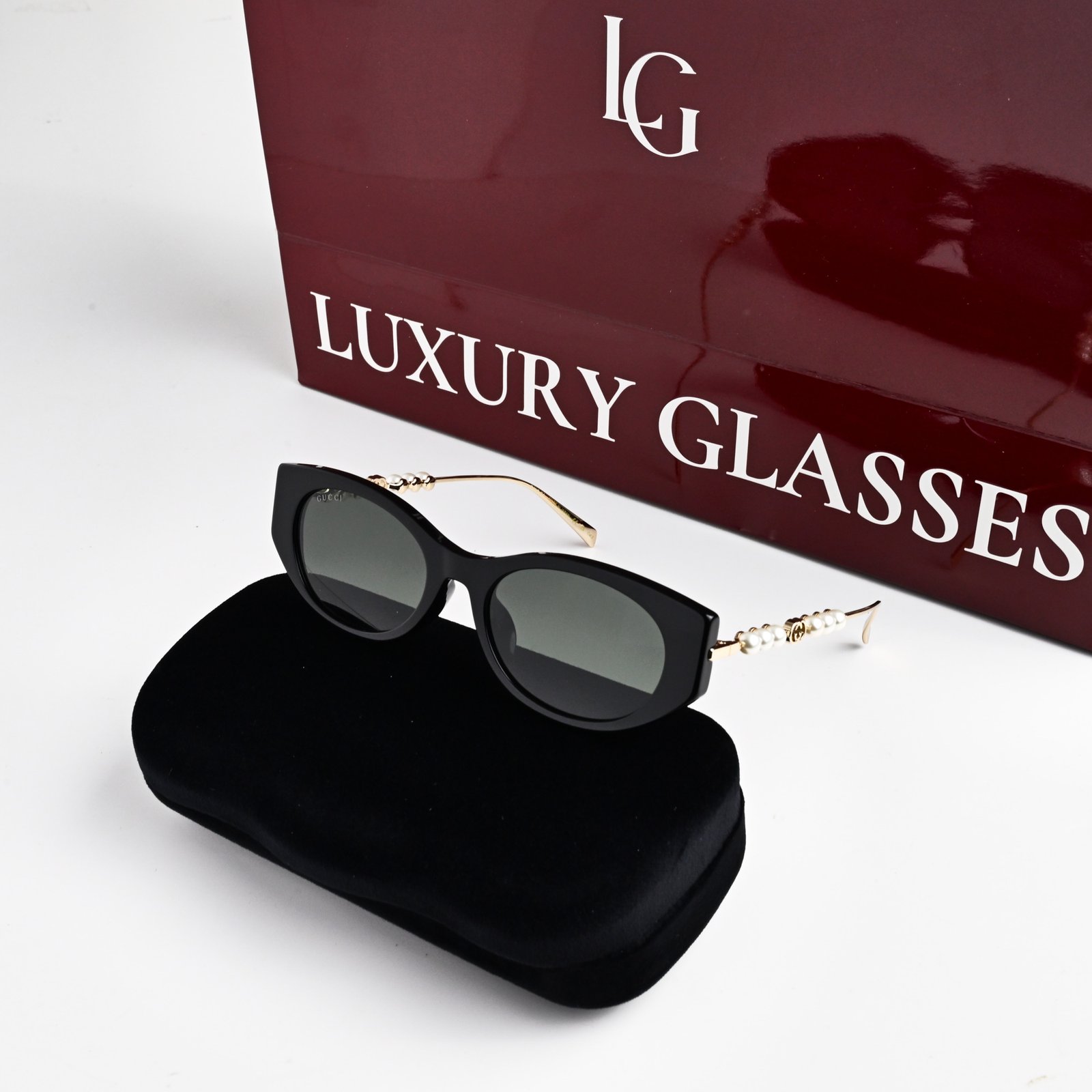 GUCCI GG1970SA 001 GOLD BLACK DARK