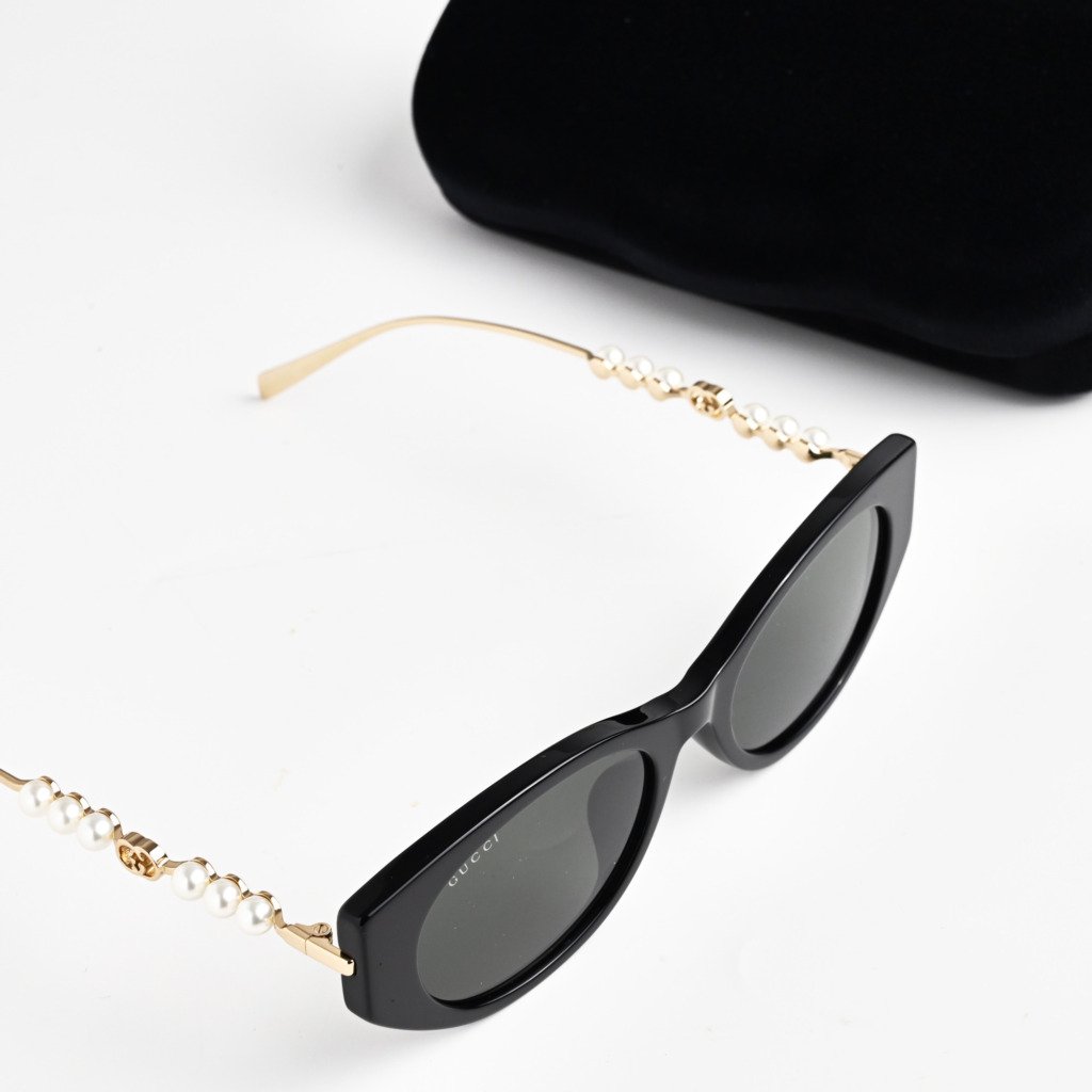 GUCCI GG1970SA 001 GOLD BLACK DARK – 54-19-145 (5)