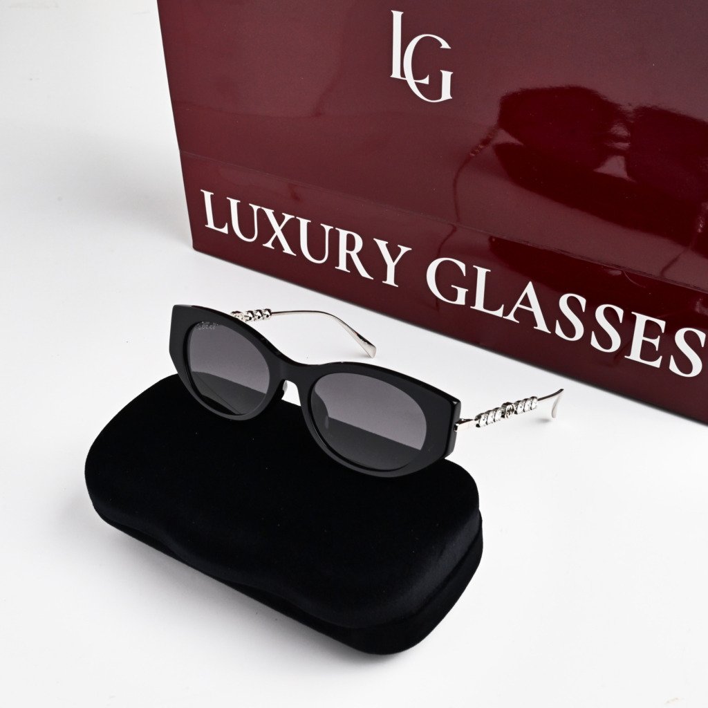 GUCCI GG1970SA 002 SILVER BLACK DARK – 54-19-145 (1)