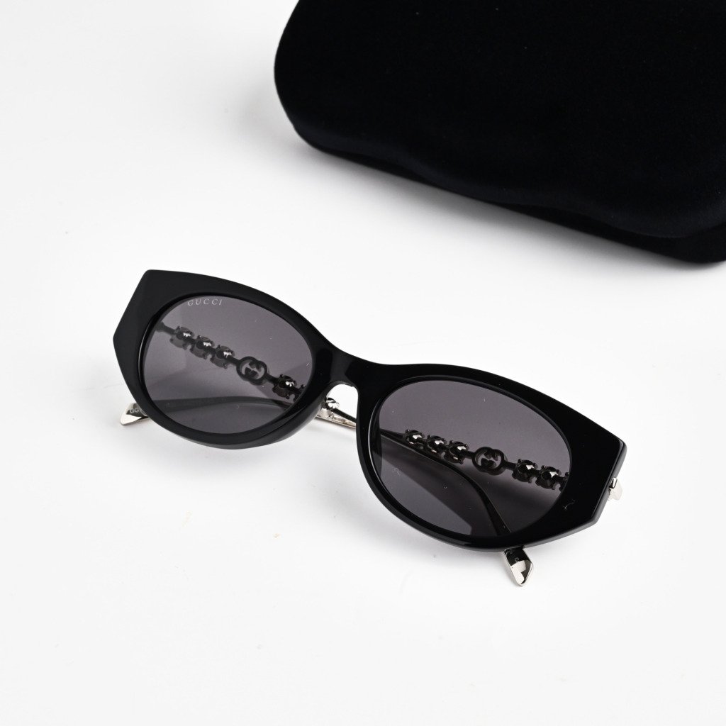GUCCI GG1970SA 002 SILVER BLACK DARK – 54-19-145 (3)