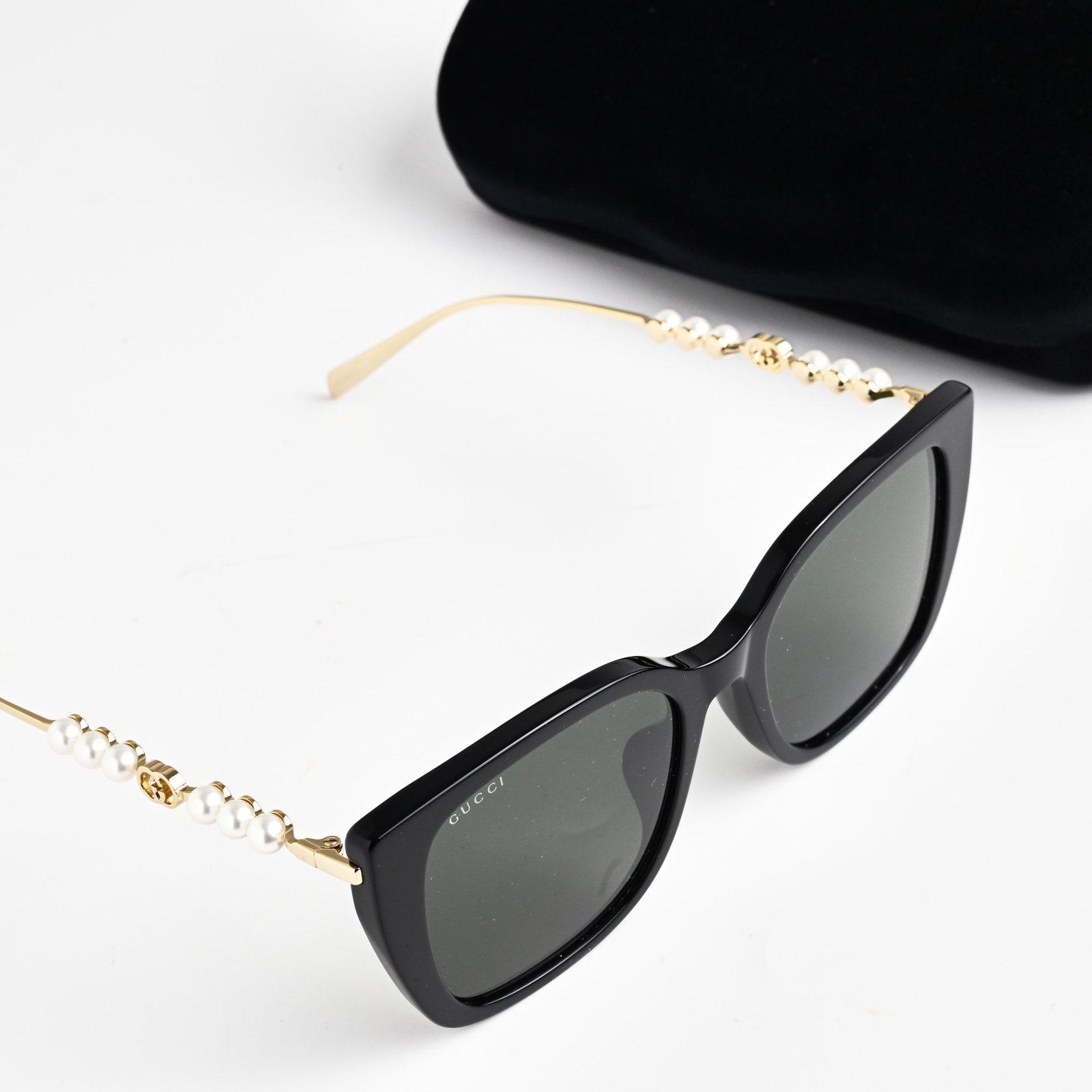 GUCCI GG1971SA 001 GOLD BLACK DARK – 55-19-145 (5)