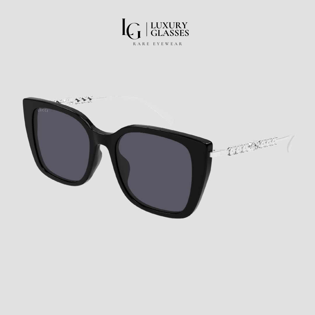 GUCCI GG1971SA 002 SILVER BLACK DARK