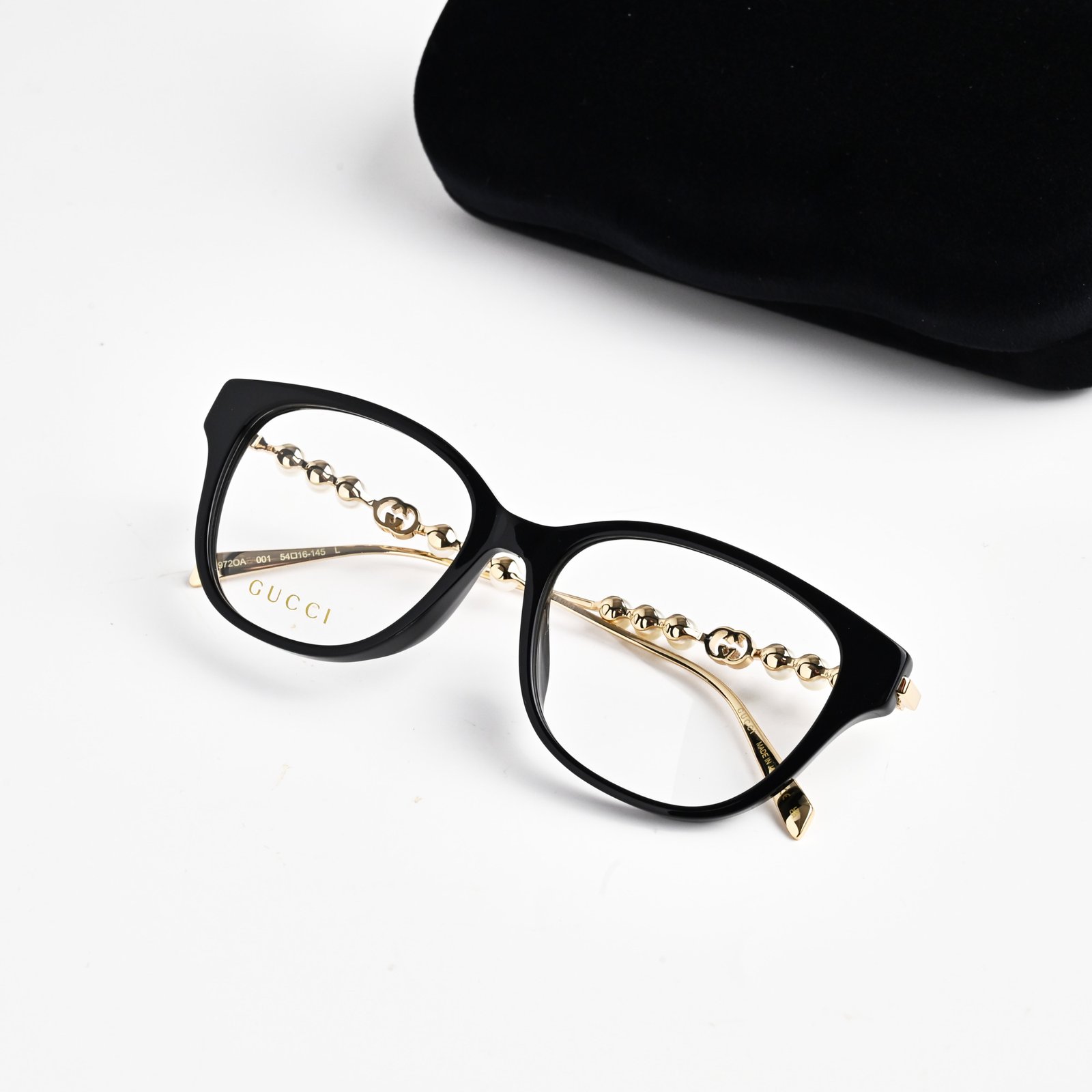 GUCCI GG1972OA 001 GOLD BLACK – 54-16-145 (3)