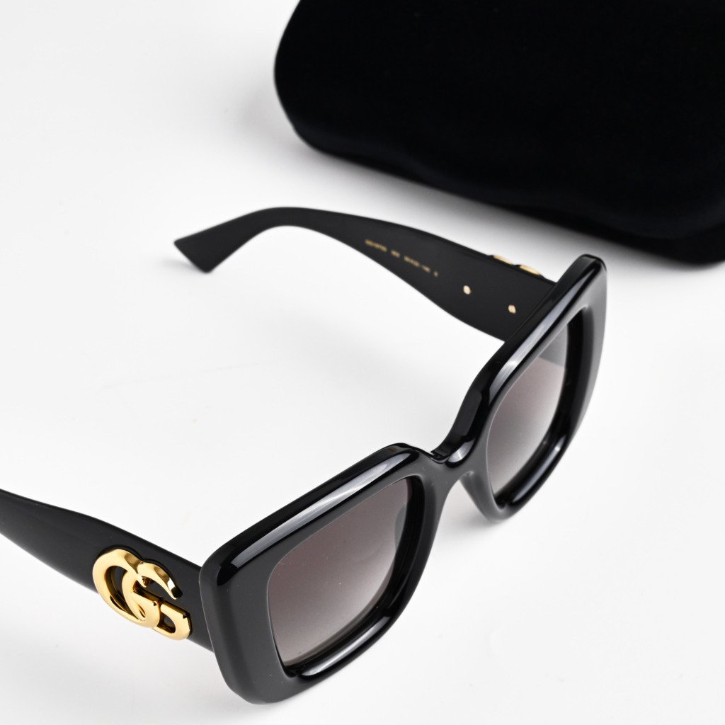 GUCCI GG1975S 002 BLACKK DARK GREY – 50-22-145 (5)