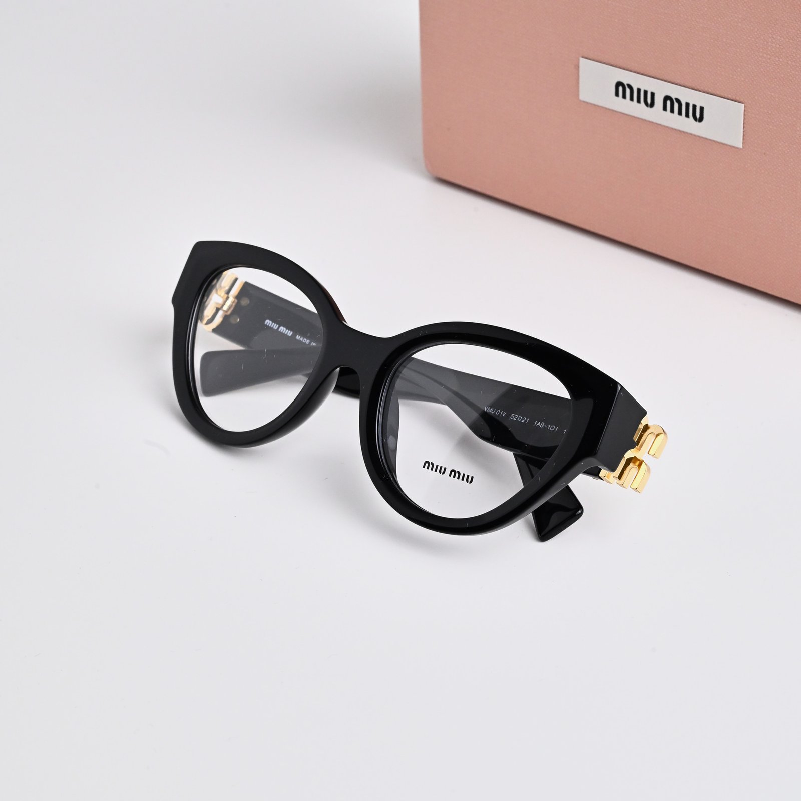 MIU MIU MU 01VV 1AB1O1 BLACK – 52-21-135 (2)