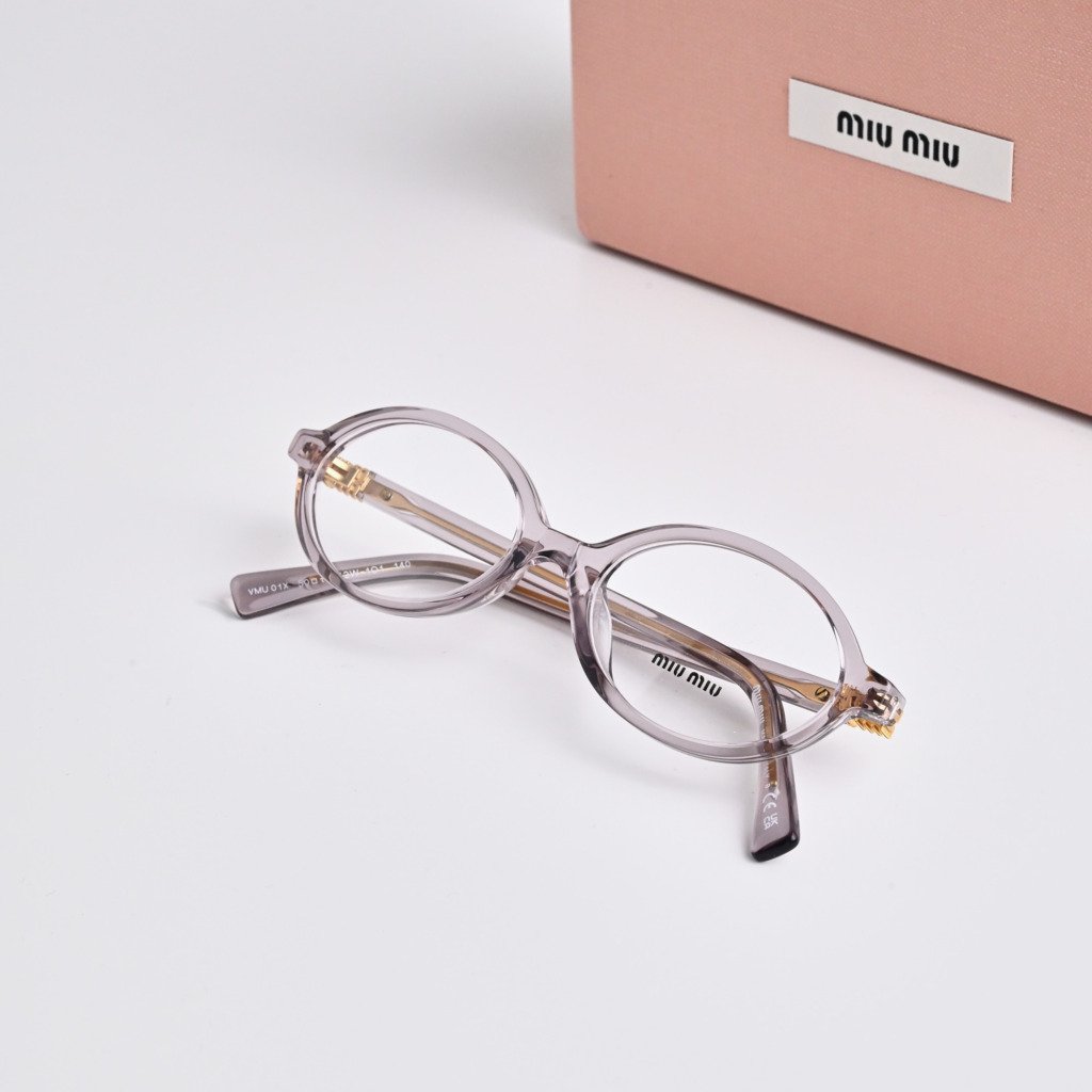 MIU MIU MU 01XV 12W1O1 TRANSPARENT MAUVE – 50-18-140 (3)