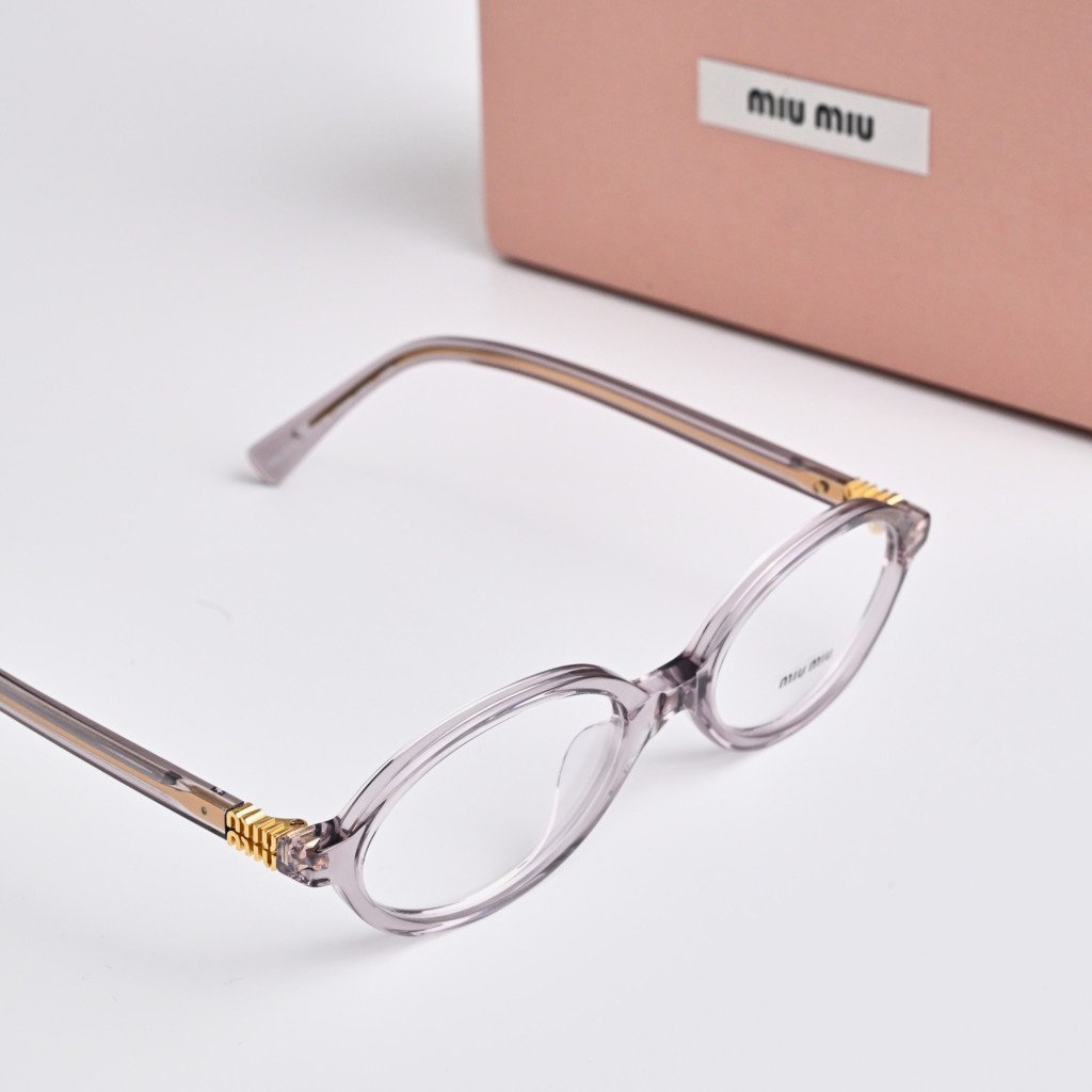 MIU MIU MU 01XV 12W1O1 TRANSPARENT MAUVE – 50-18-140 (4)