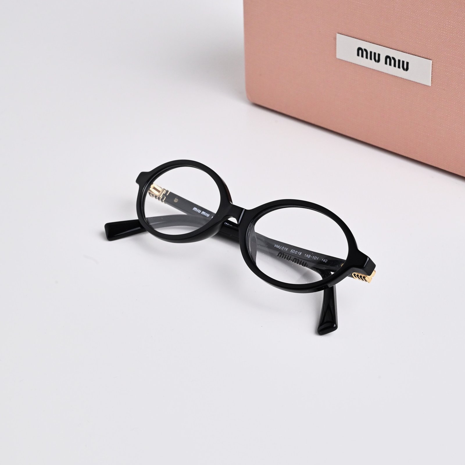 MIU MIU MU 01XV 1AB1O1 BLACK – 50-18-140 (2)