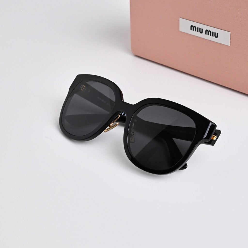 MIU MIU MU 01ZS 1AB5S0 BLACK DARK GREY – 55-20-140 (2)