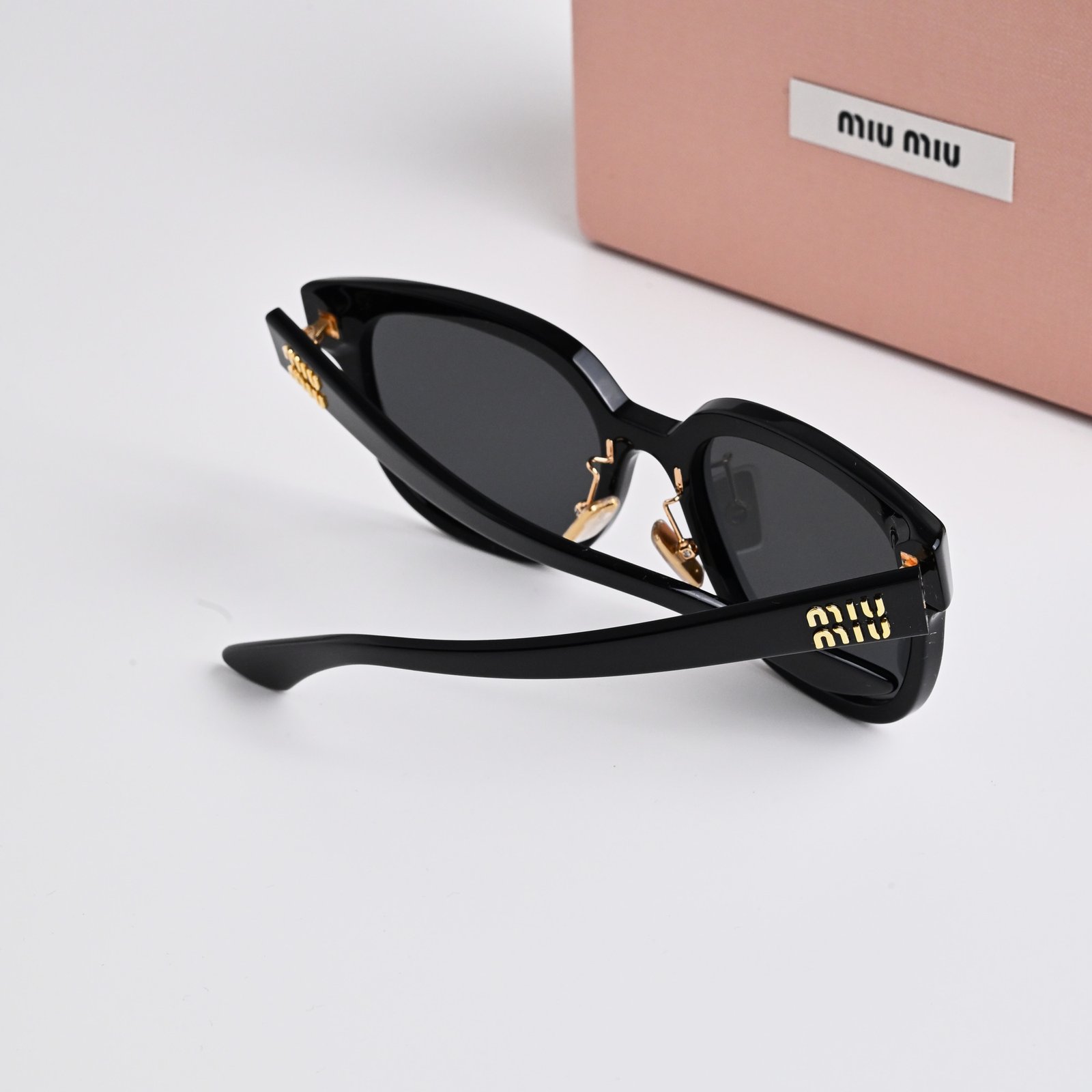 MIU MIU MU 01ZS 1AB5S0 BLACK DARK GREY – 55-20-140 (3)