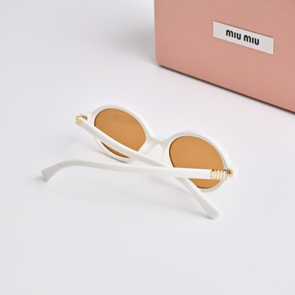 MIU MIU MU 04ZS 14240D WHITE ORANGE MIRROR – 50-18-140 (3)