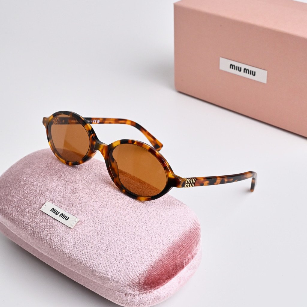 MIU MIU MU 04ZS 19P2Z1 LIGHT HAVANA BROWN – 50-18-140 (1)