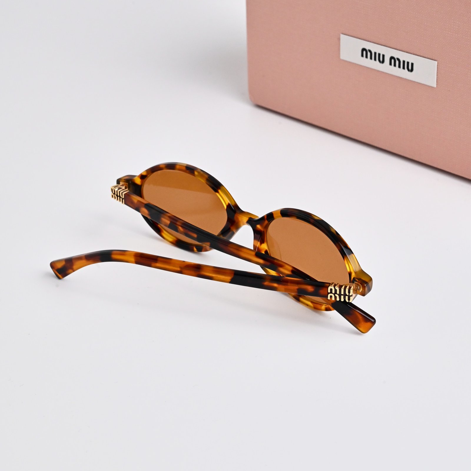 MIU MIU MU 04ZS 19P2Z1 LIGHT HAVANA BROWN – 50-18-140 (3)