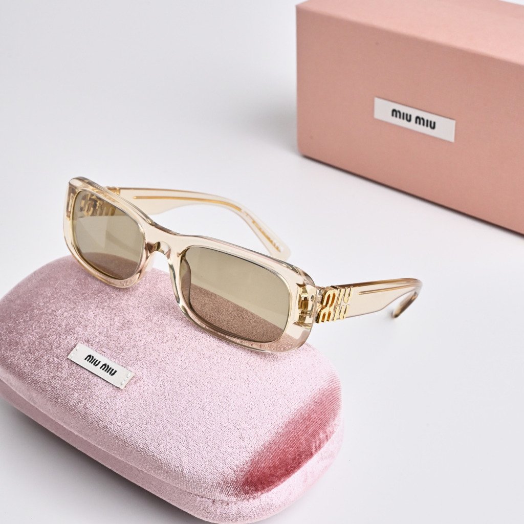 MIU MIU MU 08ZS 11T40F SAND TRANSPARENT DARK BROWN – 53-20-140 (1)