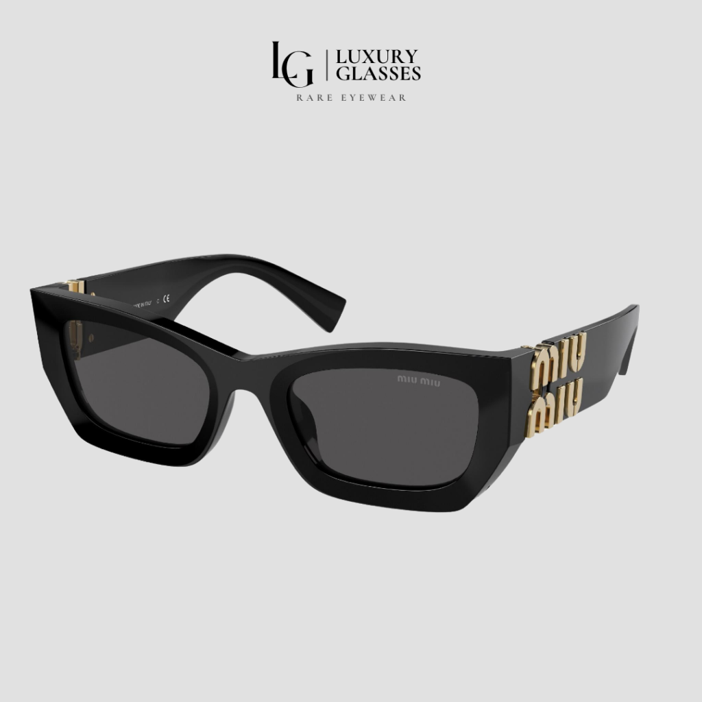 MIU MIU MU 09WS 1AB5S0 BLACK DARK GREY – 53-22-135 (1)