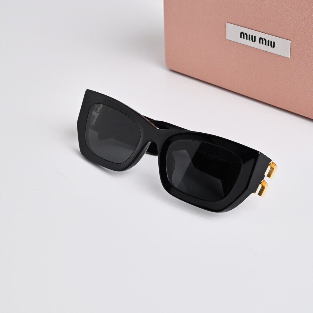 MIU MIU MU 09WS 1AB5S0 BLACK DARK GREY – 53-22-135 (2)