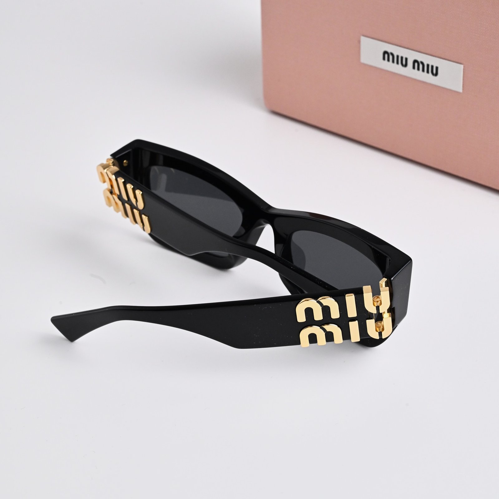 MIU MIU MU 09WS 1AB5S0 BLACK DARK GREY – 53-22-135 (3)