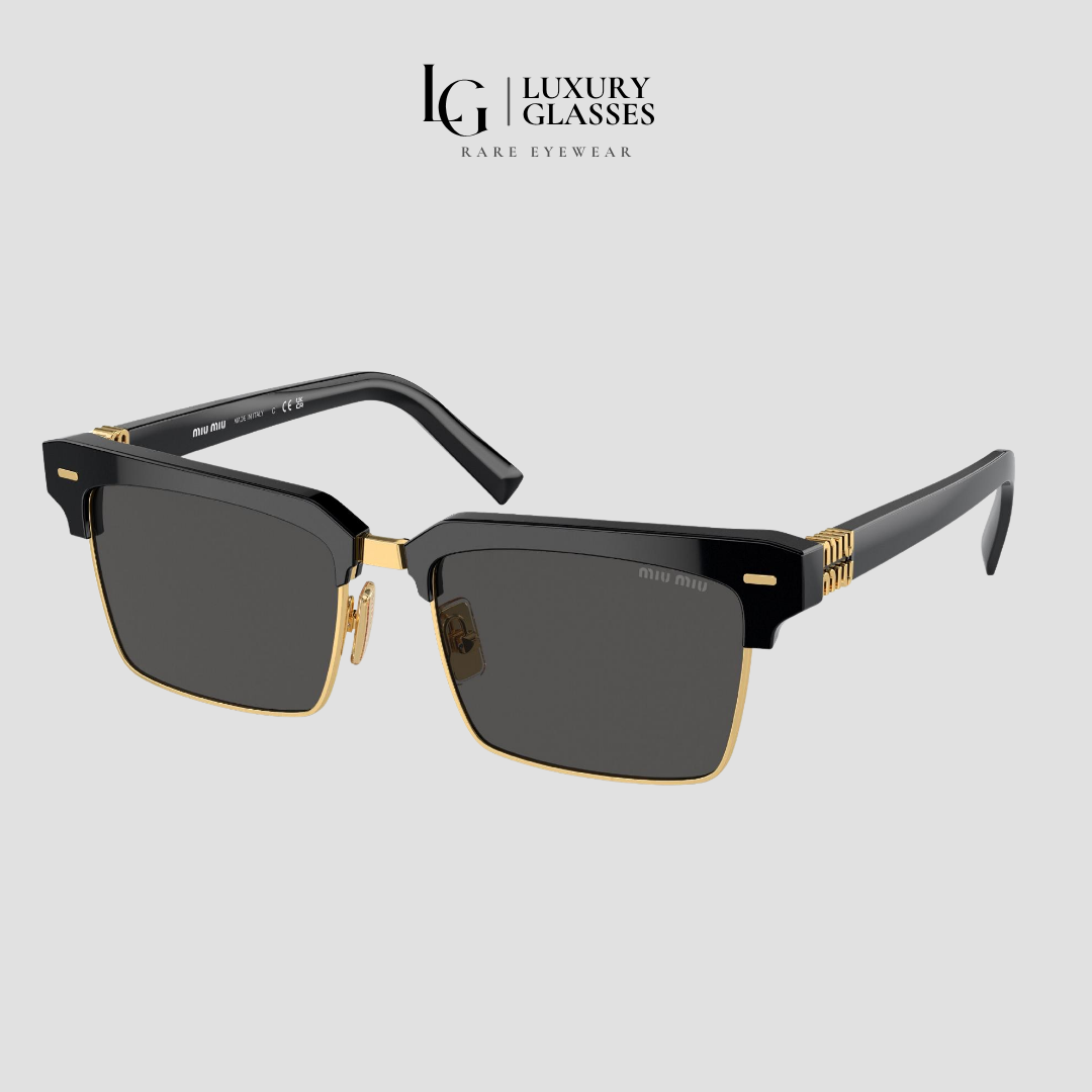 MIU MIU MU 10ZS 1AB5S0 BLACK DARK GREY