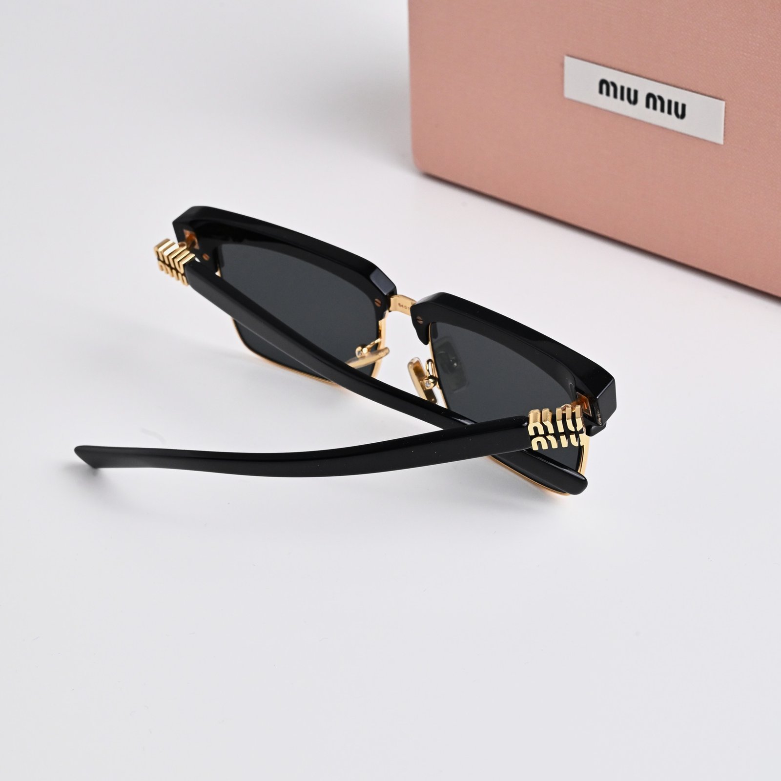 MIU MIU MU 10ZS 1AB5S0 BLACK DARK GREY – 54-17-140 (3)
