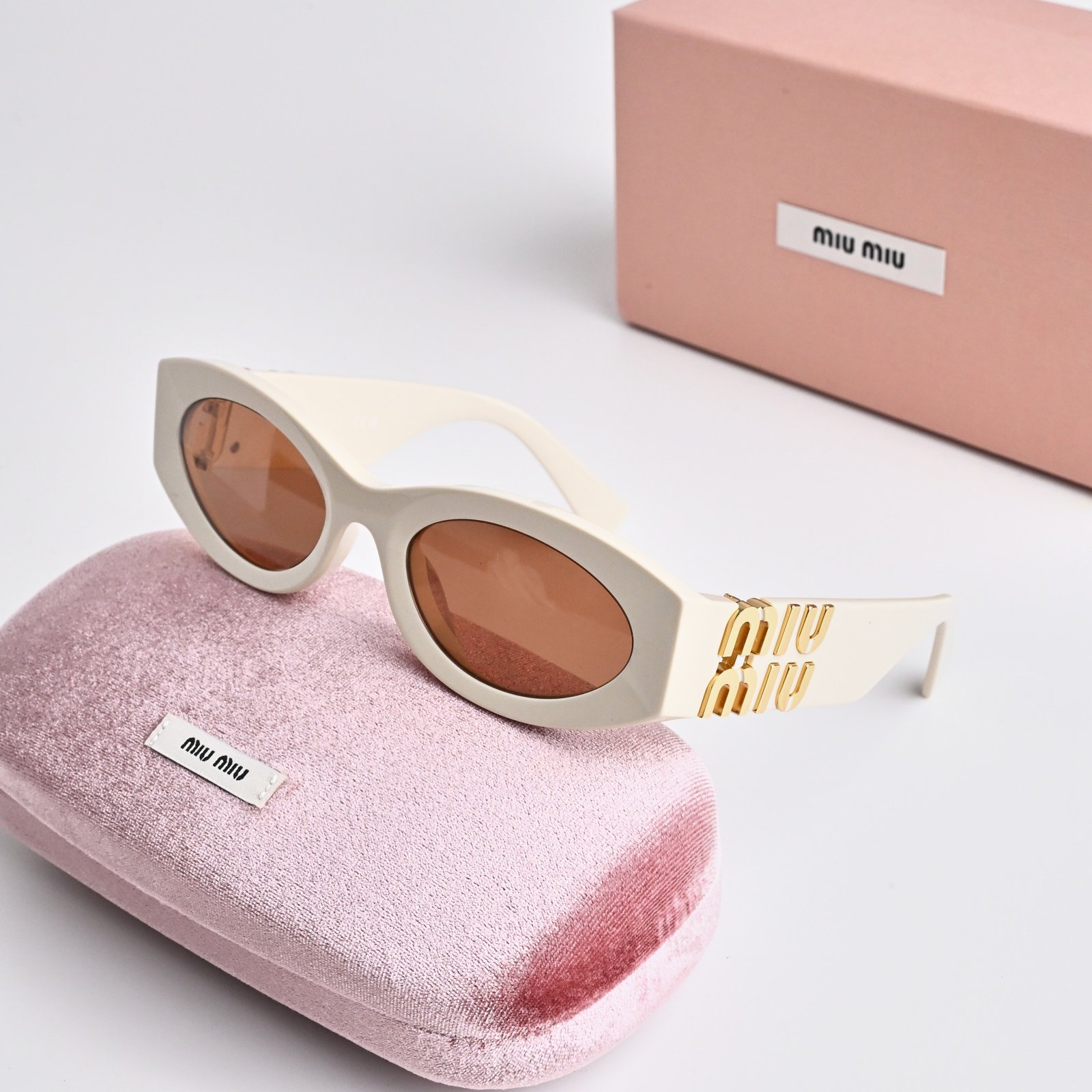 MIU MIU MU 11WS 21D90Q MILK BROWN