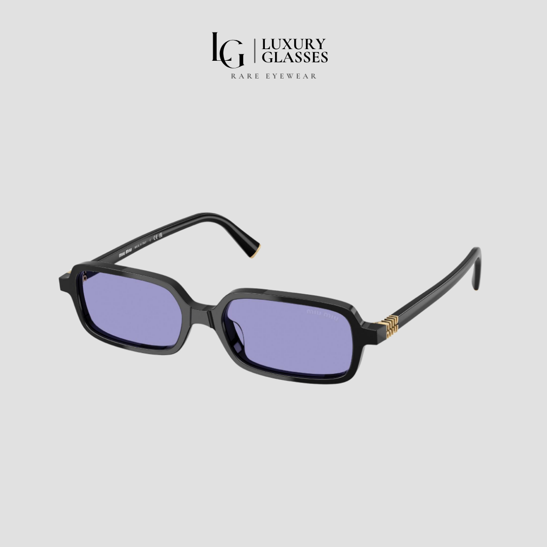 MIU MIU MU 11ZS 16K01O BLACK PURPLE