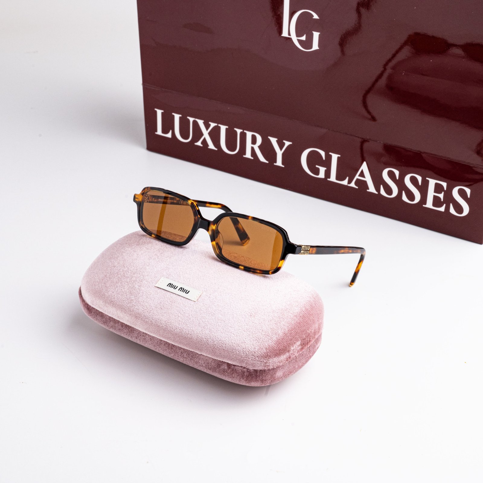 MIU MIU MU 11ZS VAU2Z1 HONEY HAVANA BROWN