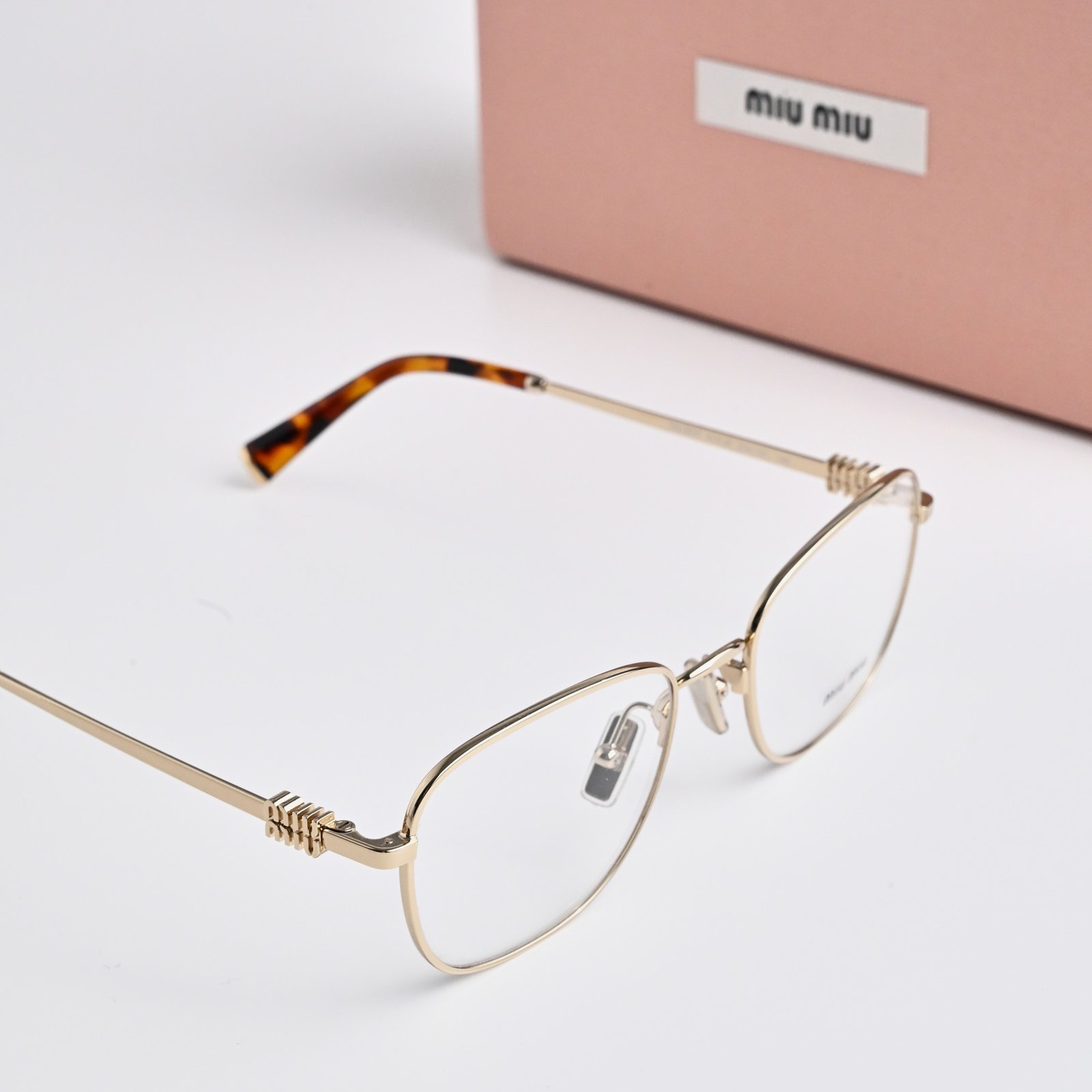 MIU MIU MU 50WV ZVN1O1 PALE GOLD – 51-19-140 (4)