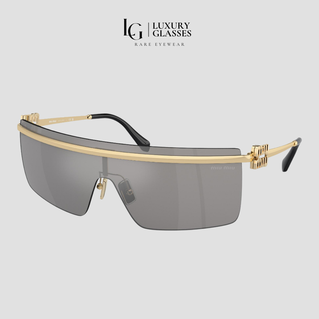 MIU MIU MU 50ZS ZVN1I2 PALE GOLD LIGHT GREY