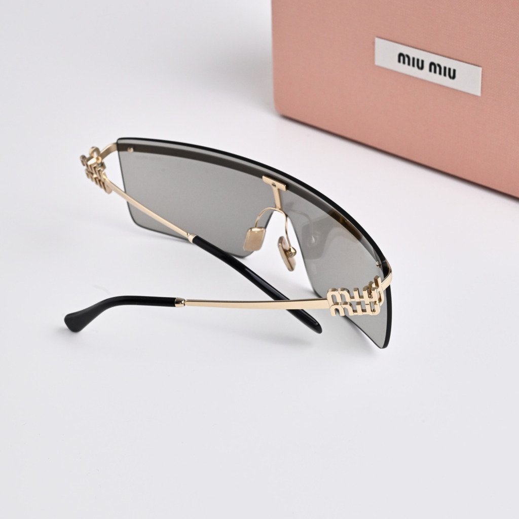 MIU MIU MU 50ZS ZVN1I2 PALE GOLD LIGHT GREY – 42-130-146 (3)