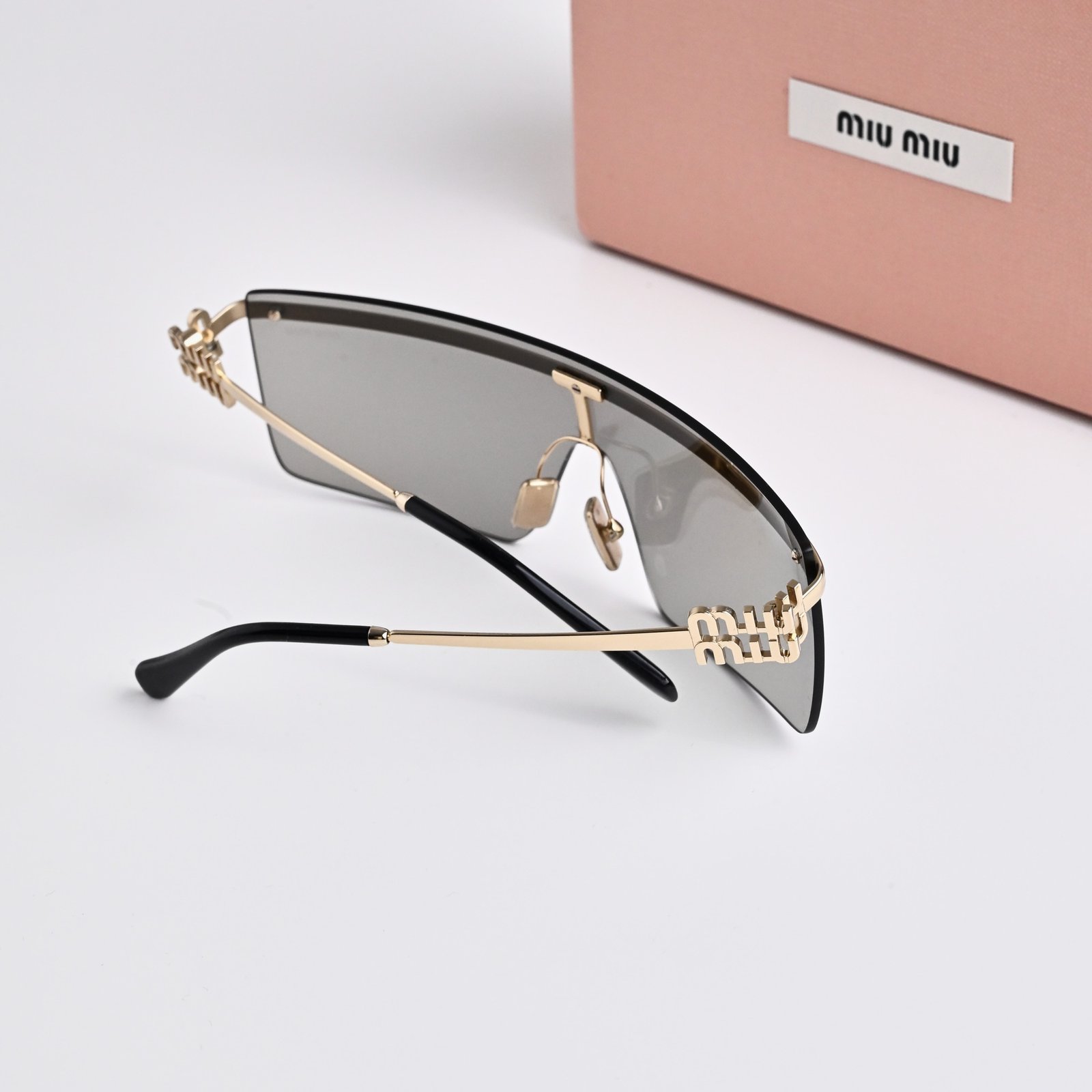 MIU MIU MU 50ZS ZVN1I2 PALE GOLD LIGHT GREY – 42-130-146 (3)