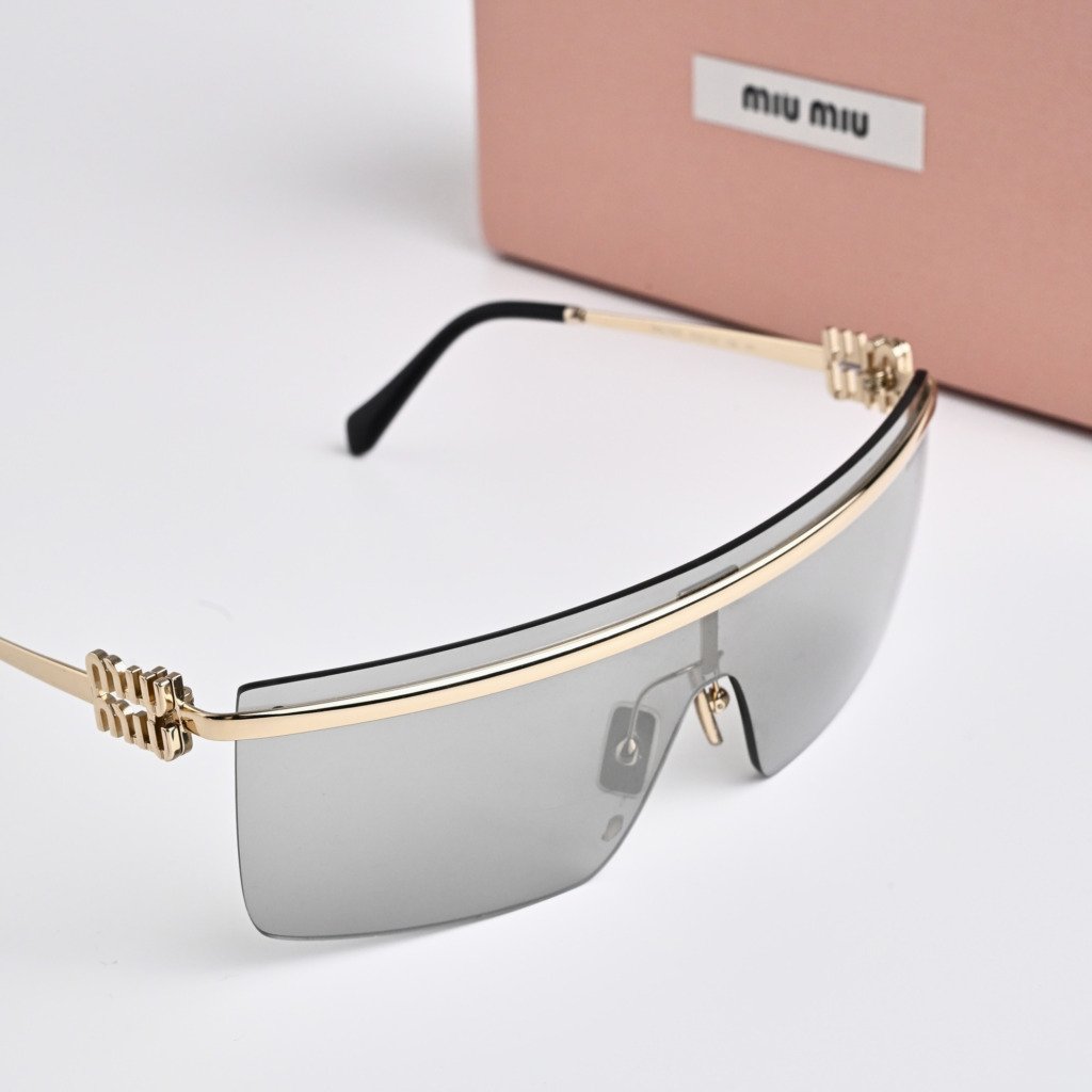 MIU MIU MU 50ZS ZVN1I2 PALE GOLD LIGHT GREY – 42-130-146 (4)