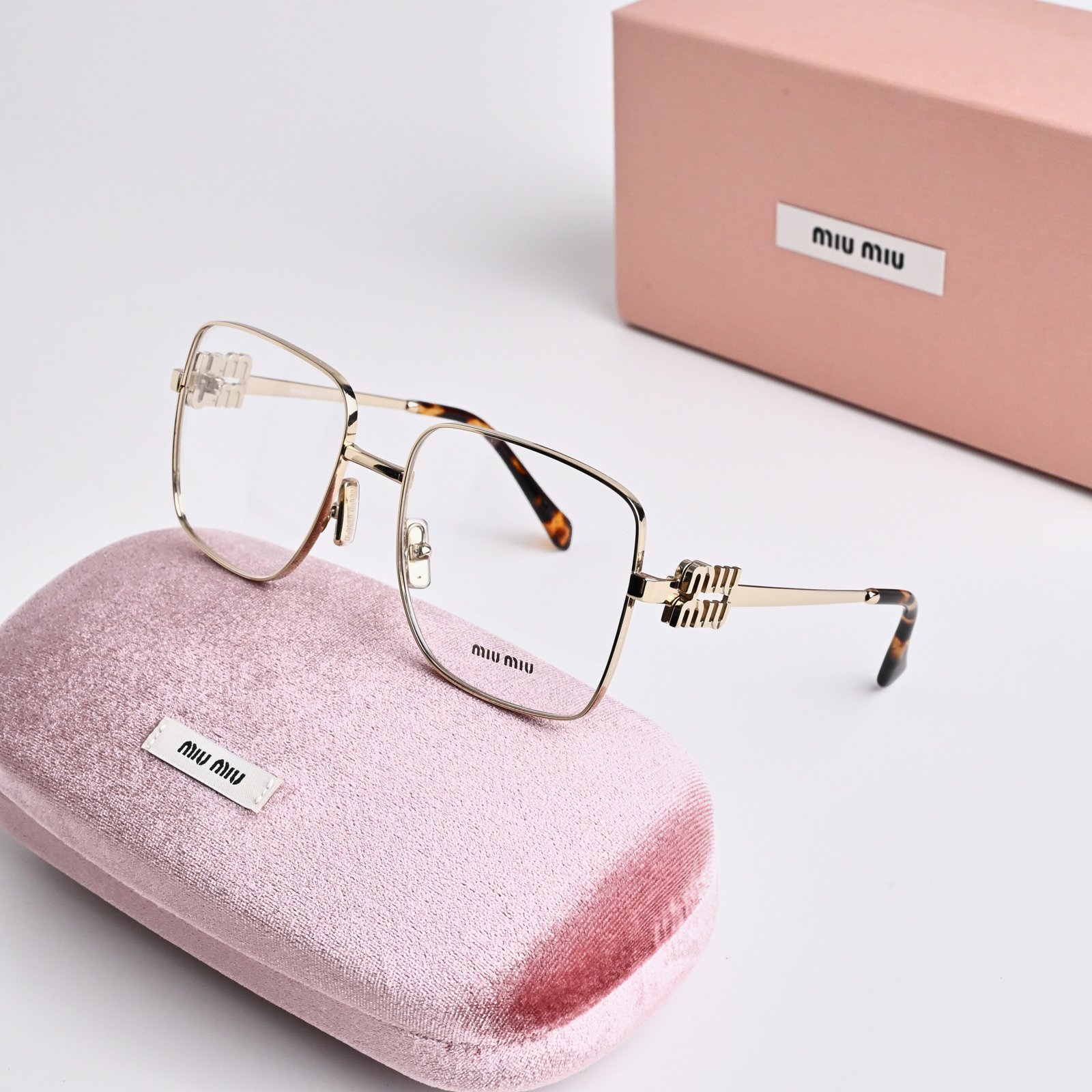 MIU MIU MU 51XV ZVN1O1 PALE GOLD