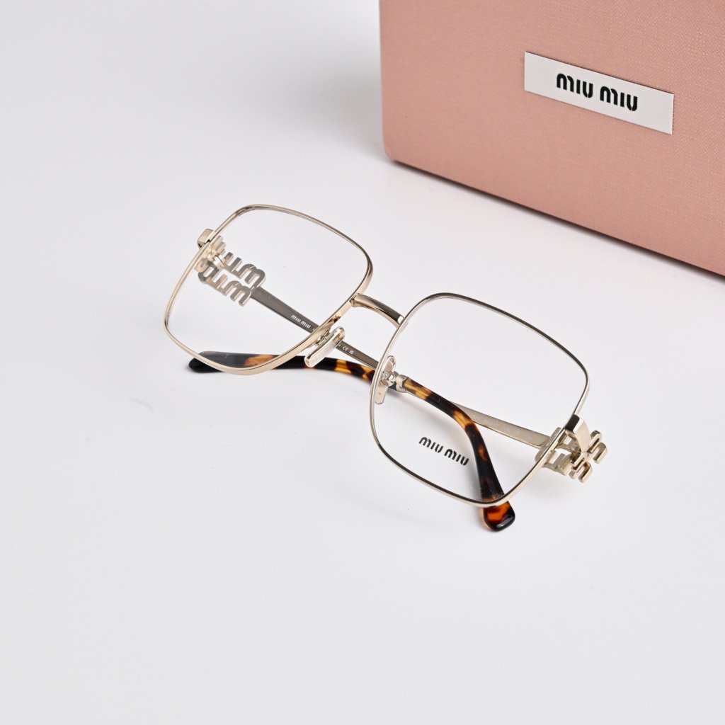 MIU MIU MU 51XV ZVN1O1 PALE GOLD – 54-17-135 (2)