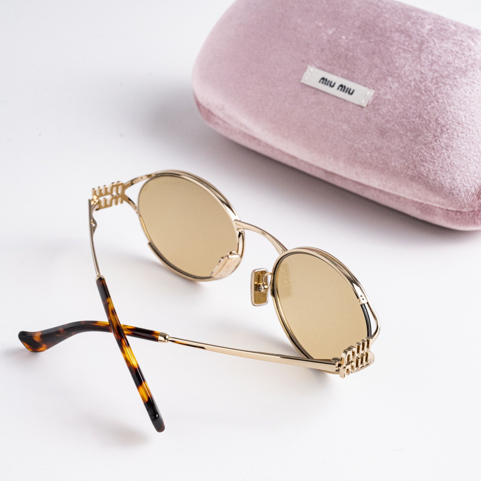 MIU MIU MU 52YS ZVN10R PALE GOLD YELLOW – 54-21-125 (3)